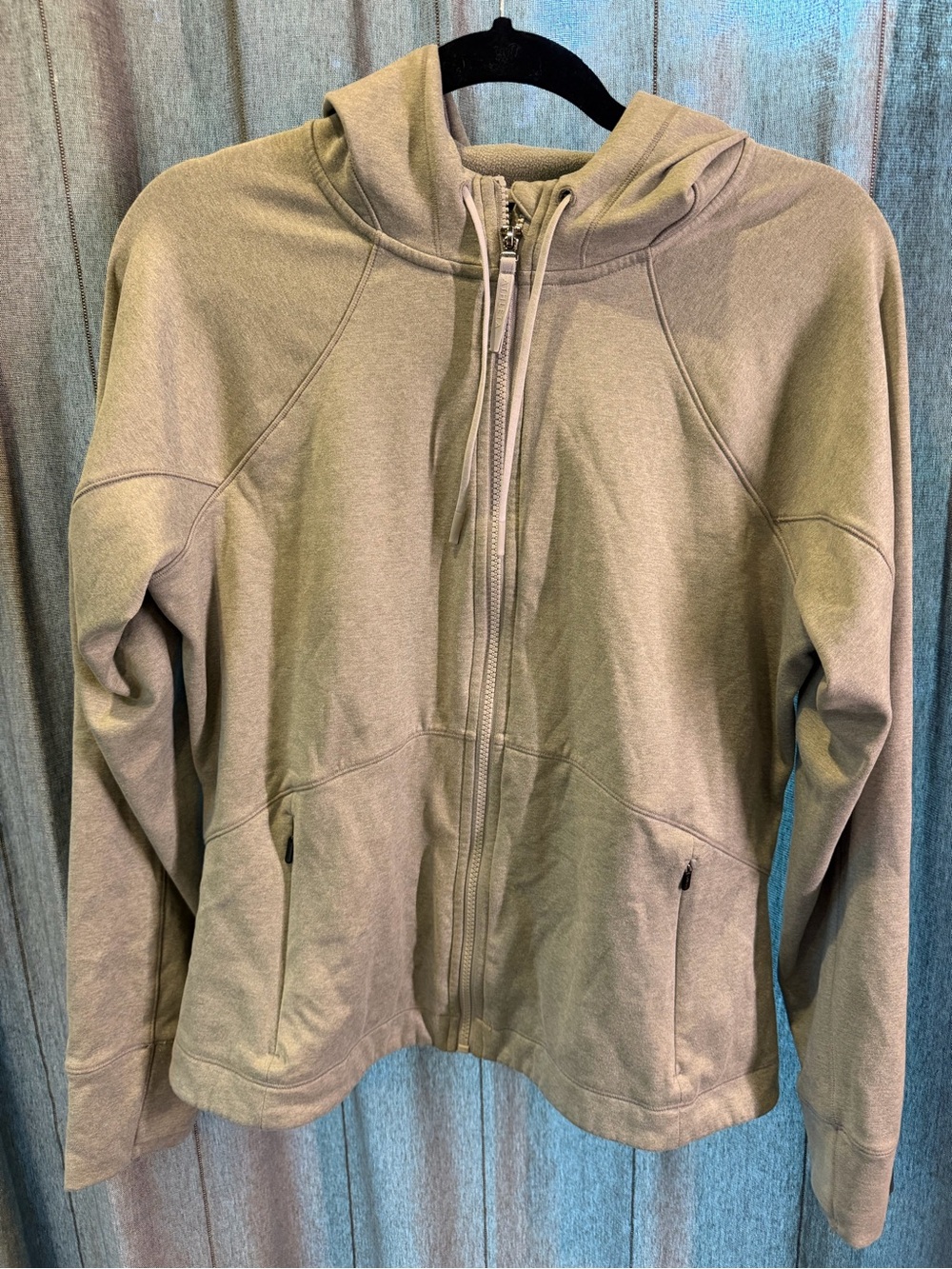 Athleta women’s Gray Zip Hoodie Jacket - Casual Lightweight Coat